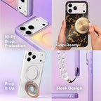 PopSockets iPhone 17 Air Phone Case with MagSafe- Main Character | Magnetic, Wireless Charging, Camera & Drop Protection, Dragon