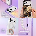 PopSockets iPhone 17 Pro Phone Case with MagSafe- Main Character | Magnetic, Wireless Charging, Camera & Drop Protection, Dragon