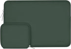 MOSISO Laptop Case 13 inch, 13 inch Laptop Sleeve Bag Compatible with MacBook Air 13 M4 M3 M2 M1 2025-2018 / Pro 13 M2 M1 2025-2016, Neoprene Computer Sleeve Bag with Small Case, Midnight Green