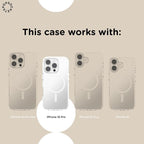 PopSockets iPhone 16 Pro Phone Case with MagSafe- Latte | Magnetic, Wireless Charging, Camera & Drop Protection, Brown, Plain, Cream, Beige, Summer Spring