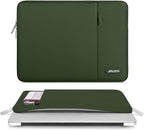 MOSISO Laptop Case 15 inch, 15 inch Laptop Sleeve Compatible with MacBook Air 15 M4 A3241 M3 A3114 M2 A2941 2025 2024 2023,Dell XPS 15,Polyester Vertical Computer Sleeve Bag with Pocket, Army Green