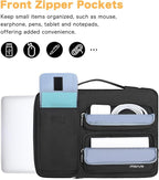 MOSISO 360 Protective Laptop Case 13.3 inch, 13-13.3 inch Laptop Sleeve Compatible with MacBook Air/Pro 13 / Pro 14, HP Dell ASUS Lenovo, Side Open Bag with 2 Raised&1 Flapover Pockets, Black