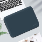 MOSISO Laptop Case 13.3 inch, 13-13.3 inch Laptop Sleeve Bag Compatible with MacBook Air/Pro 13 / Pro 14, HP Dell ASUS Lenovo Notebook, Neoprene Computer Sleeve Bag with Small Case, Haze Blue