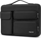 MOSISO 360 Protective Laptop Case 13.3 inch, 13-13.3 inch Laptop Sleeve Compatible with MacBook Air/Pro 13 / Pro 14, HP Dell ASUS Lenovo, Side Open Bag with 2 Raised&1 Flapover Pockets, Black