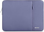 MOSISO Laptop Case 15 inch, 15 inch Laptop Sleeve Compatible with MacBook Air 15 M4 A3241 M3 A3114 M2 A2941 2025 2024 2023,Dell XPS 15,Polyester Vertical Computer Sleeve Bag with Pocket, Lavender Gray