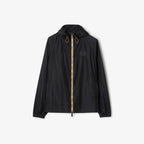 Burberry Nylon Clapton Hooded Jacket in Black