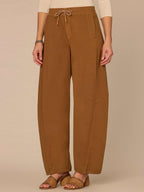 "Ab"leisure Skyrise Cinched Waist Toggle Hem Petite Jogger Pants