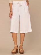 "Ab"leisure Skyrise Spade Pocket Bermuda Shorts with Rope Tie Belt