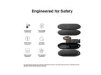 Belkin BoostCharge - Wireless charging stand - magnetic, foldable, with Qi2 + AC power adapter - 15 Watt - 3 A - Fast Charge, WIB007TTBK