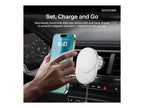 Belkin - Car wireless charging holder - magnetic with Qi2 + car power adapter - 15 Watt - Fast Charge - gray WIC008BTGR-V2