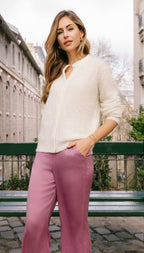 Bianca Boucle Cashmere Cardigan