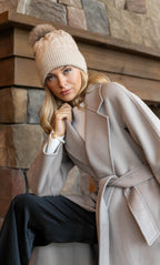 Cable-Knit Cashmere Beanie