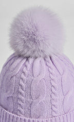 Cable-Knit Cashmere Beanie