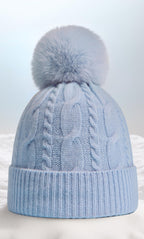 Cable-Knit Cashmere Beanie