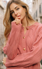 Chamonix Cable Cashmere Cardigan