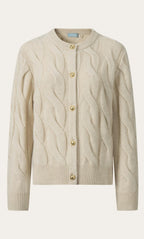Chamonix Cable Cashmere Cardigan