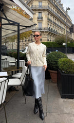 Chamonix Cable Cashmere Cardigan