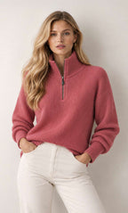 Cortina Cashmere Half-Zip Sweater