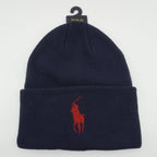 [PC0708-410] Mens Polo Ralph Lauren Big Pony Cuff Hat