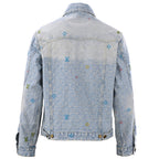 Louis Vuitton x — Collaboration Candy-Embroidered Denim Jacket