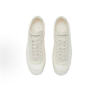 Burberry Knight Runner Suede Low-Top Sneakers, Cream White