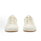 Burberry Knight Runner Suede Low-Top Sneakers, Cream White