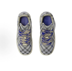 Burberry Knit Low‑Top Sneakers Blue Check Women Casual Shoes