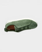 Triple Stitch Suede Sneaker | Green