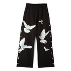 3.Paradis Freedom Dove Track Pants (Black)