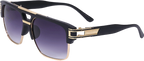 IL - Luxury Sunglasses for Men With Frame Mirror Gradient Clear Lens - Anti-Blue Light Protection