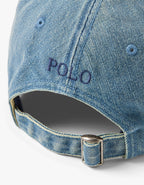 Indigo Denim Ball Cap - Light Wash Denim