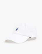 Cotton Chino Ball Cap - White/Marlin Blue