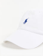 Cotton Chino Ball Cap - White/Marlin Blue