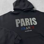Balenciaga Paris Strass Cropped Hoodie  Women