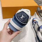 Louis Vuitton LV Trainer Blue Beige