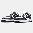 Louis Vuitton x Nike Air Force 1 Low Virgil Abloh  Black White Monogram