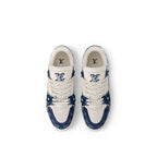 Louis Vuitton LV Trainer Sneaker Damier Denim Blue