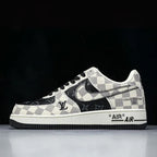 Louis Vuitton x Nike Air Force 1 Royal Black