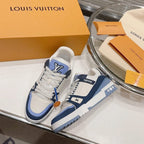 Louis Vuitton LV Trainer Blue Beige