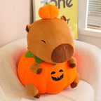 Adorable Halloween Pumpkin Capybara Plush for Your Festive Celebrations!