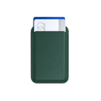 Vegan-Leather Magnetic Wallet Stand