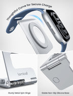 Foldable Aluminum Foldable Apple Watch Stand for Charger