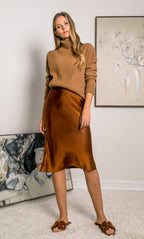 Alessa Silk Skirt