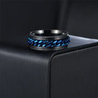 IL - Cuban Link Spinner Stress-Relief Rings