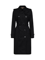 Burberry Kensington Trench Coat — Black