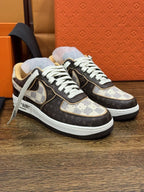 Louis Vuitton x Nike Air Force 1 Low 'Monogram Brown Damier Azur'