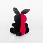 Goth Black and Red Bunny Plush