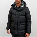 Burberry Haworth Mid Length Down Puffer Jacket Black