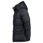 Burberry Haworth Mid Length Down Puffer Jacket Black