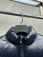 109830  New striped glossy down jacket Top quliaty 1:1 clothing